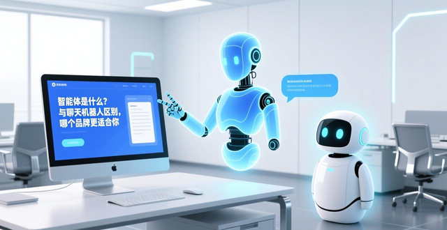 智能体是什么？与聊天机器人区别，哪个品牌更适合你