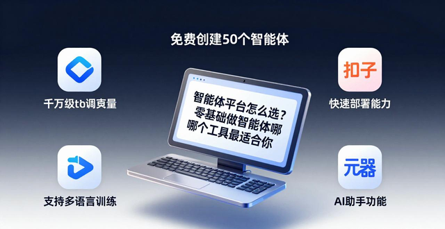 智能体平台怎么选？零基础做智能体哪个工具最适合你