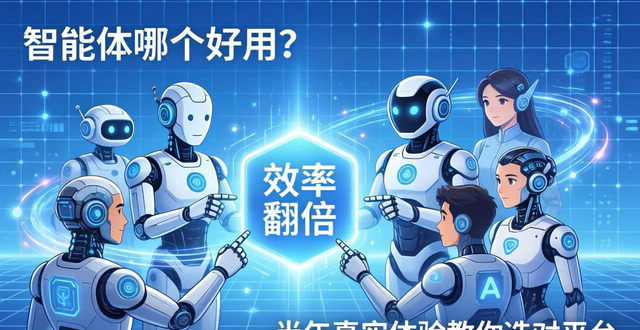 智能体哪个好用？半年真实体验教你选对平台，效率翻倍