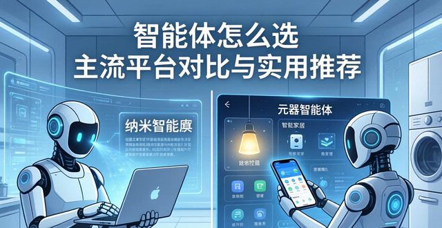 智能体怎么选 主流平台对比与实用推荐