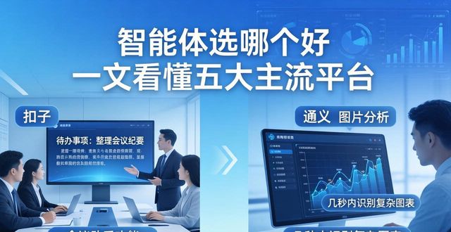 智能体选哪个好 一文看懂五大主流平台